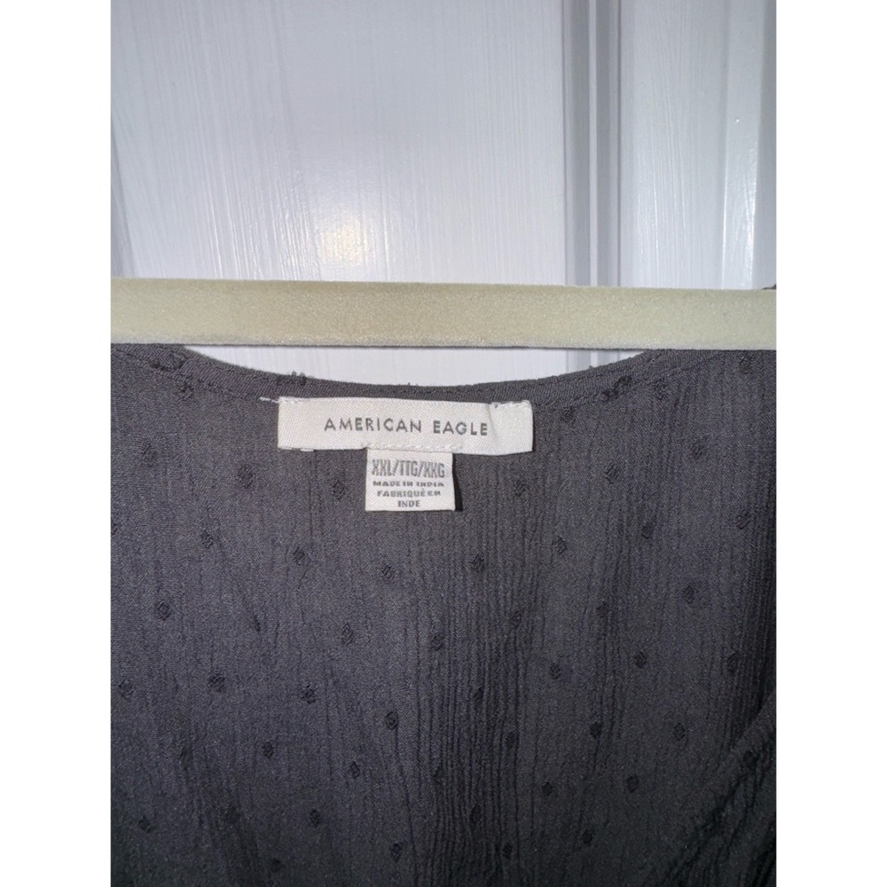 Charcoal blouse - Picture 3 of 4